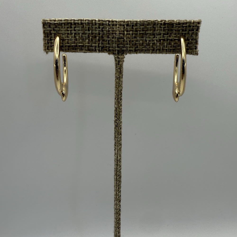 Nordstrom‎ Gold Tone Hoop Earrings